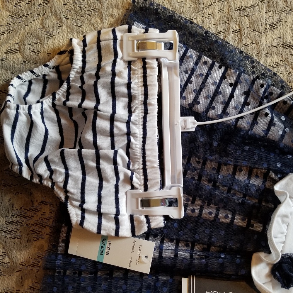 Nautica infant baby girl princess dress 2 piece - Picture 4 of 8